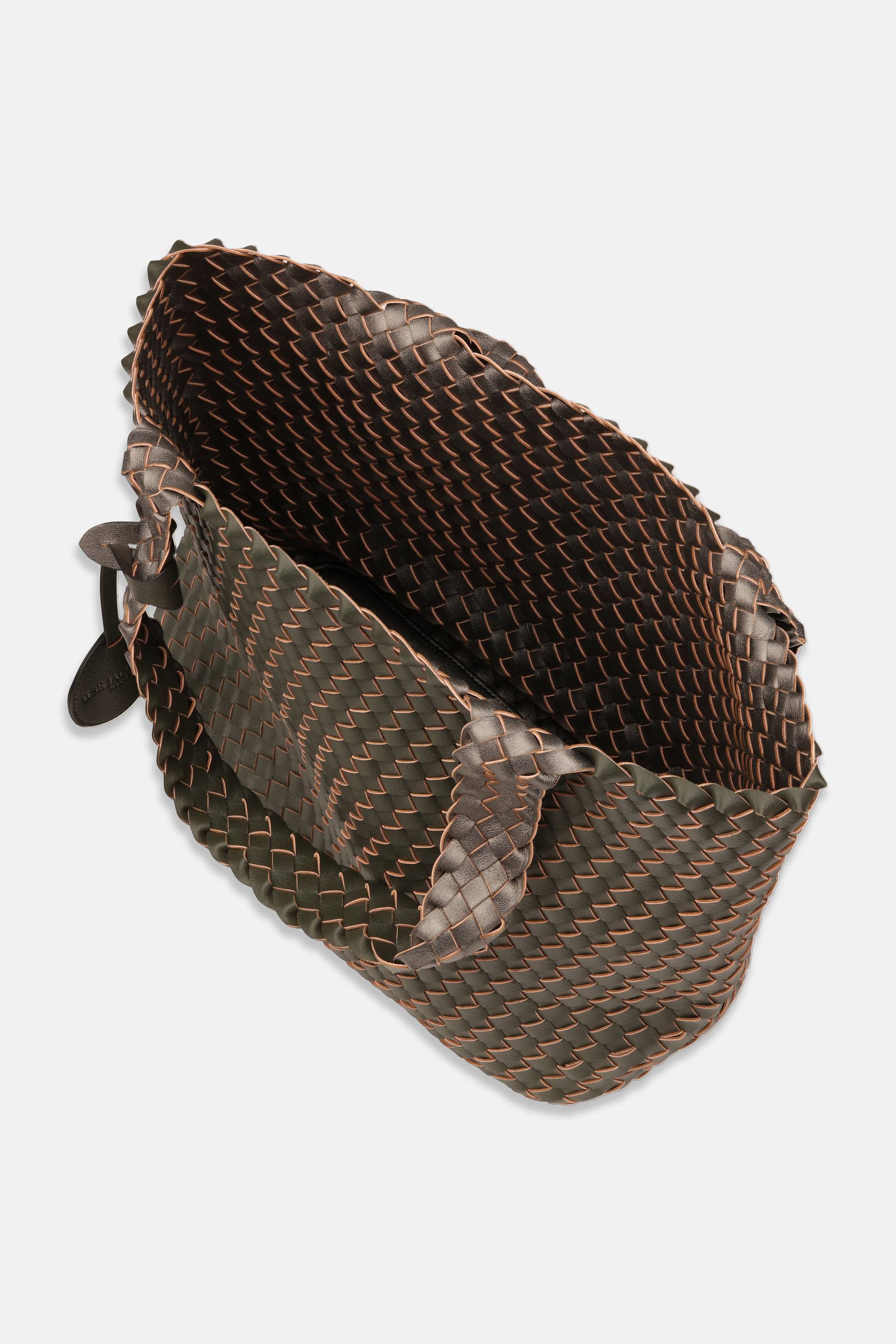 Tote Bag Tressé - Army Gun Metal